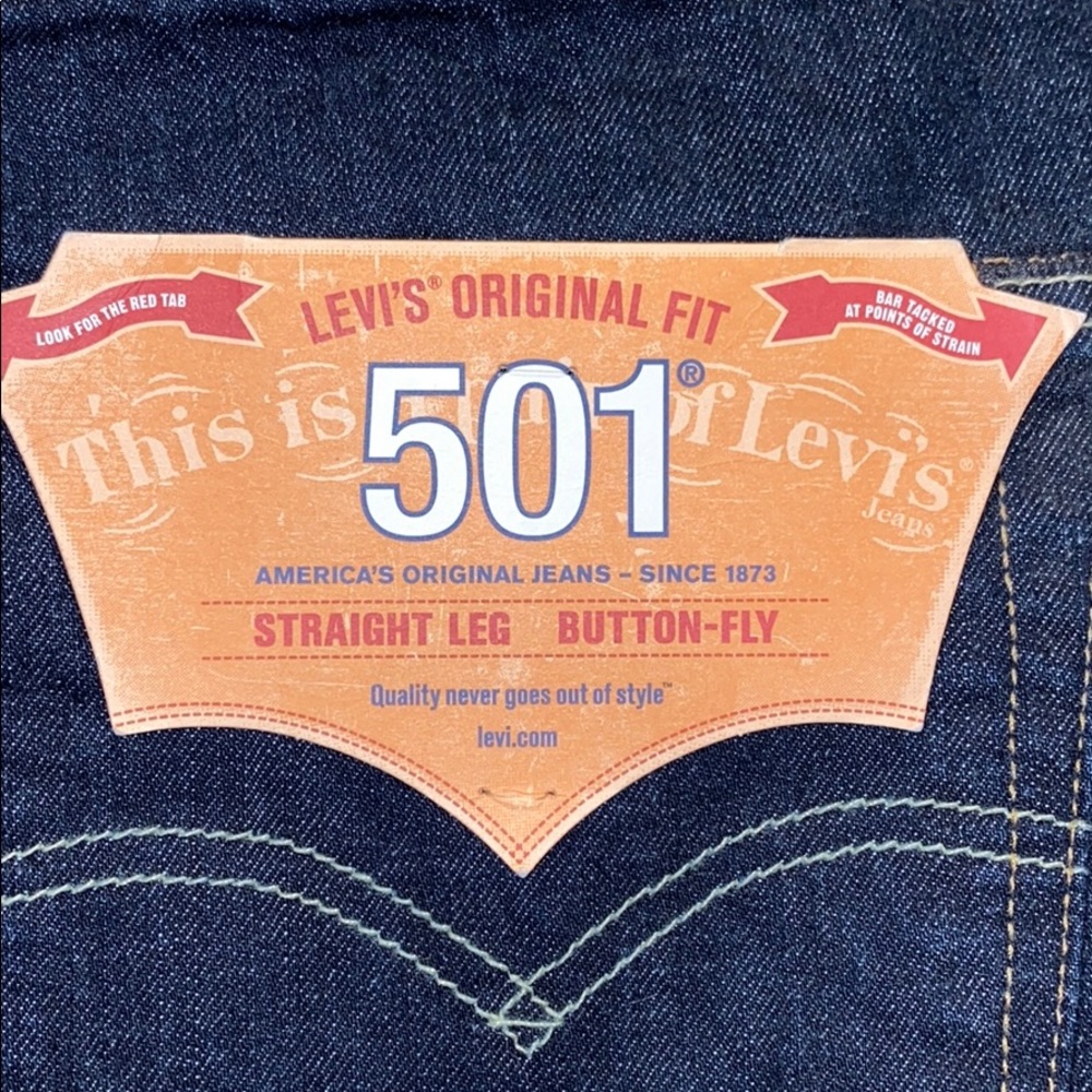 Levi’s 501 men’s jeans size 33 - Picture 3 of 5